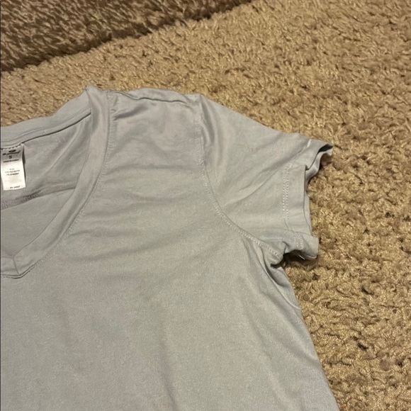 90 Degree By Reflex Gray Fitted Short Sleeve T-Shirt - Picture 4 of 10